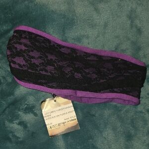 Purple and Black Lace Headband | Tawgear